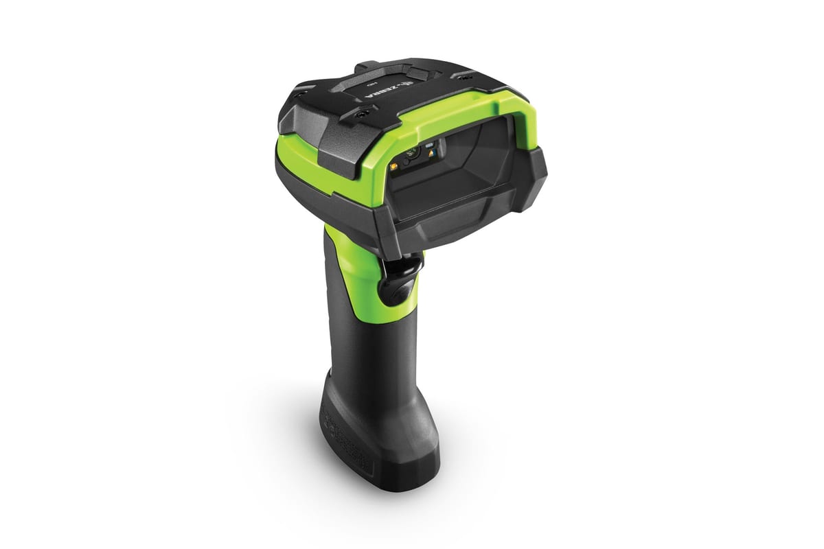 Zebra DS3600 Series ultra-rugged handheld scanner (the photo Zebra shows for the DS3600-SR)