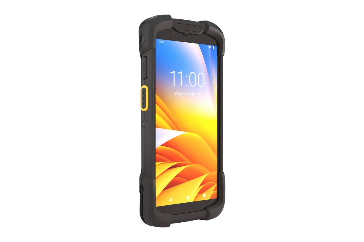 Zebra TC73 rugged mobile computer, front-right view